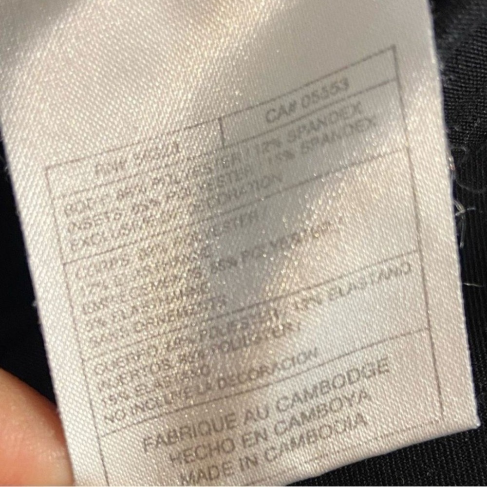 Nike Black Athletic Capris leggings crop Medium - Picture 5 of 5